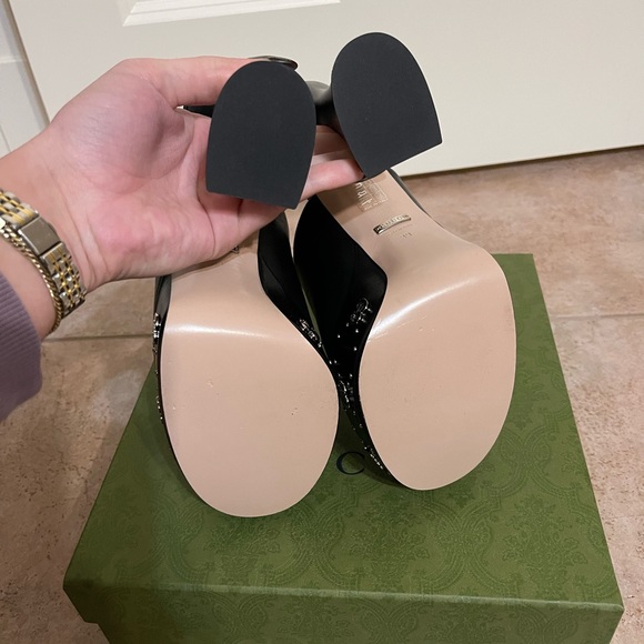 GUCCI Studded Platform Heels - Picture 4 of 6